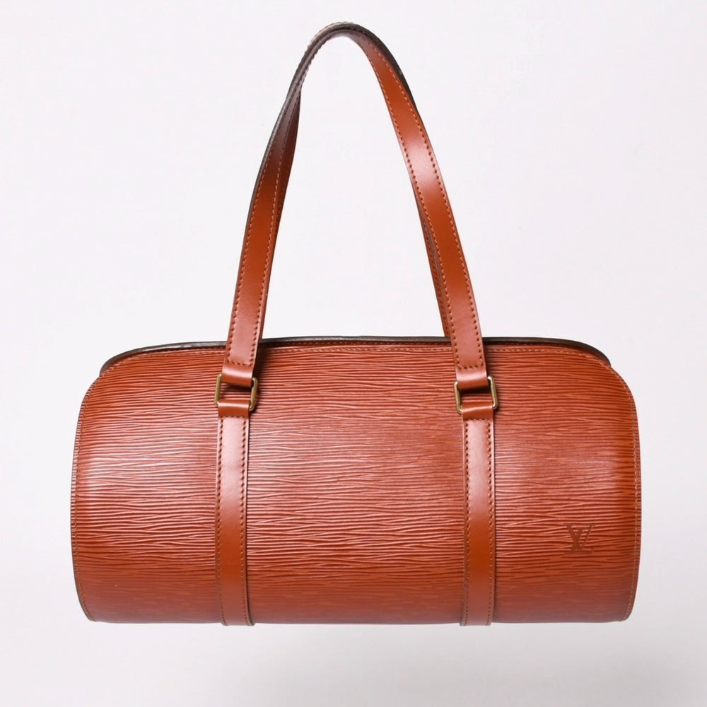 極美品 LOUIS VUITTON ルイヴィトン エピ スフロ ハンドバッグ ケニアブラウン エピレザー ブラウン ゴールド金具 M52223 廃盤 中古 4a002920