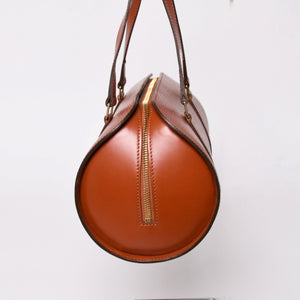 極美品 LOUIS VUITTON ルイヴィトン エピ スフロ ハンドバッグ ケニアブラウン エピレザー ブラウン ゴールド金具 M52223 廃盤 中古 4a002920