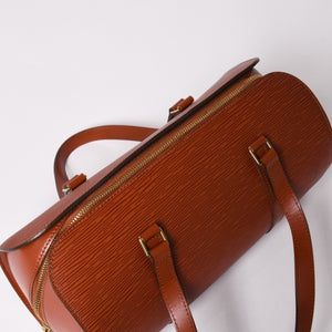 極美品 LOUIS VUITTON ルイヴィトン エピ スフロ ハンドバッグ ケニアブラウン エピレザー ブラウン ゴールド金具 M52223 廃盤 中古 4a002920