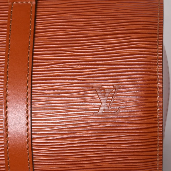 極美品 LOUIS VUITTON ルイヴィトン エピ スフロ ハンドバッグ ケニアブラウン エピレザー ブラウン ゴールド金具 M52223 廃盤 中古 4a002920