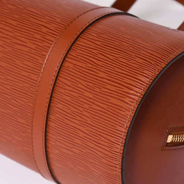 極美品 LOUIS VUITTON ルイヴィトン エピ スフロ ハンドバッグ ケニアブラウン エピレザー ブラウン ゴールド金具 M52223 廃盤 中古 4a002920
