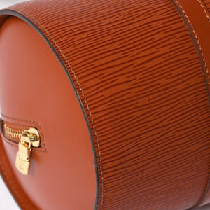 極美品 LOUIS VUITTON ルイヴィトン エピ スフロ ハンドバッグ ケニアブラウン エピレザー ブラウン ゴールド金具 M52223 廃盤 中古 4a002920
