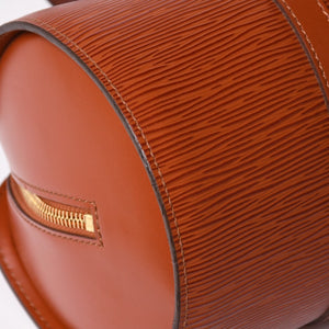 極美品 LOUIS VUITTON ルイヴィトン エピ スフロ ハンドバッグ ケニアブラウン エピレザー ブラウン ゴールド金具 M52223 廃盤 中古 4a002920