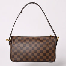 画像をギャラリービューアに読み込む, 極美品 LOUIS VUITTON ルイヴィトン ショルダーバッグ ラヴェッロGM ダミエ N60006 ブラウン ゴールド金具 中古 4a002807