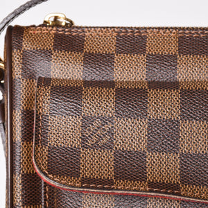 Very good condition LOUIS VUITTON Shoulder bag Ravello GM Damier N60006 Brown Gold hardware Used 4a002807