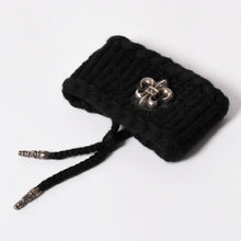 画像をギャラリービューアに読み込む, 極美品 CHROME HEARTS クロムハーツ BSフレア リストバンド ホースシュー SV925 ブラック 中古 4a003336