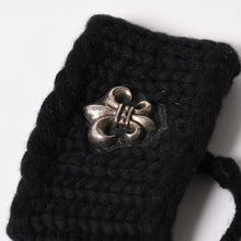 画像をギャラリービューアに読み込む, 極美品 CHROME HEARTS クロムハーツ BSフレア リストバンド ホースシュー SV925 ブラック 中古 4a003336
