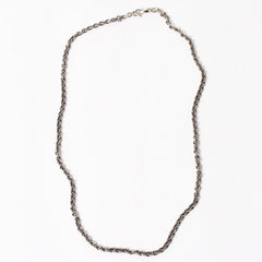新品同様 CHROME HEARTS クロムハーツ タイニーE CHプラス ペーパーチェーン ベイビーファット付き ネックレス 重量約54.1g 中古 4a003337