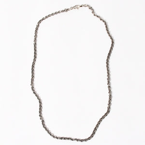 新品同様 CHROME HEARTS クロムハーツ タイニーE CHプラス ペーパーチェーン ベイビーファット付き ネックレス 重量約54.1g 中古 4a003337