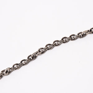 新品同様 CHROME HEARTS クロムハーツ タイニーE CHプラス ペーパーチェーン ベイビーファット付き ネックレス 重量約54.1g 中古 4a003337
