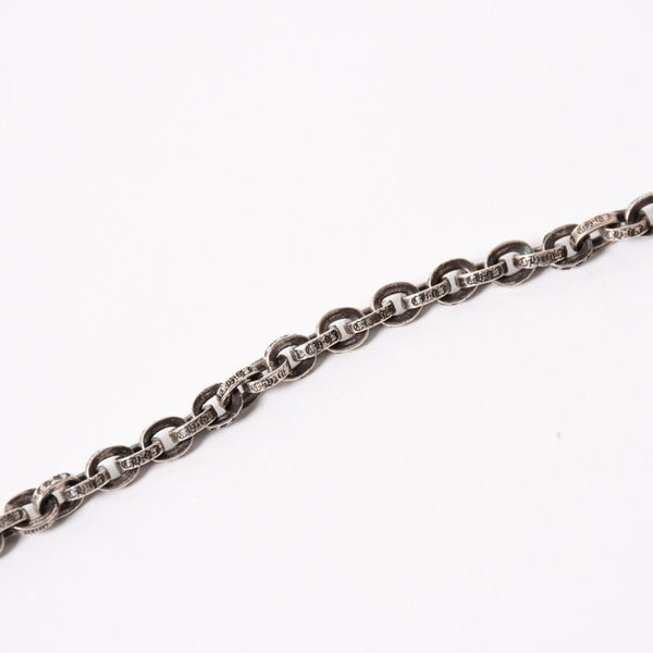 新品同様 CHROME HEARTS クロムハーツ タイニーE CHプラス ペーパーチェーン ベイビーファット付き ネックレス 重量約54.1g 中古 4a003337