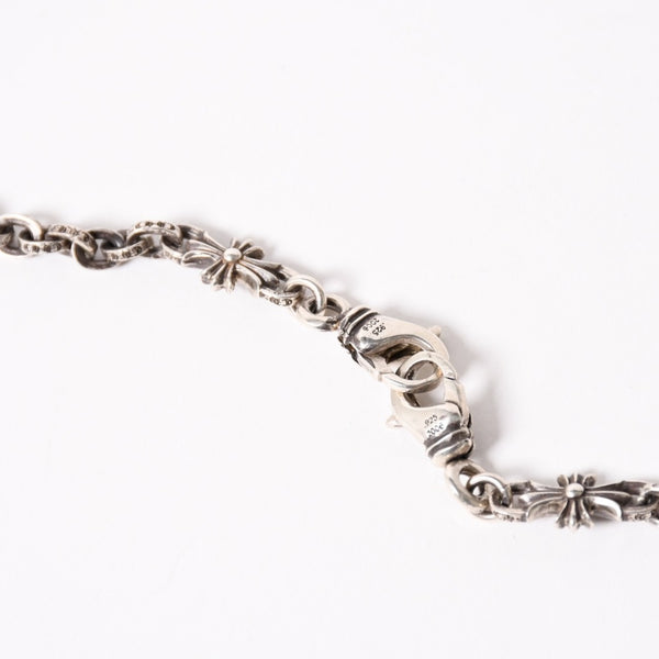新品同様 CHROME HEARTS クロムハーツ タイニーE CHプラス ペーパーチェーン ベイビーファット付き ネックレス 重量約54.1g 中古 4a003337
