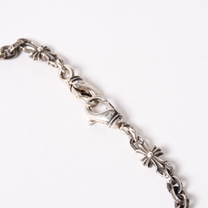 新品同様 CHROME HEARTS クロムハーツ タイニーE CHプラス ペーパーチェーン ベイビーファット付き ネックレス 重量約54.1g 中古 4a003337