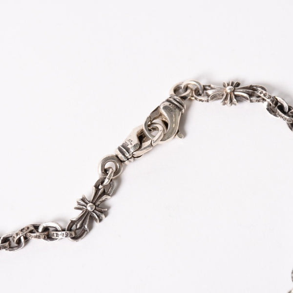 新品同様 CHROME HEARTS クロムハーツ タイニーE CHプラス ペーパーチェーン ベイビーファット付き ネックレス 重量約54.1g 中古 4a003337