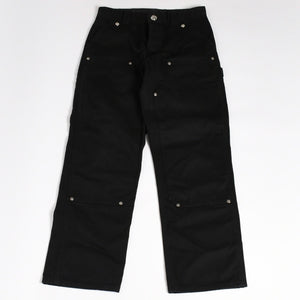 Like new CHROME HEARTS Carpenter Canvas Double Knee Pants Cross Ball CH Cross Logo Duck Canvas Double Knee Bottoms 30 Size Used 4a003308