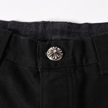 画像をギャラリービューアに読み込む, 新品同様 CHROME HEARTS クロムハーツ カーペンターキャンバスダブルニーパンツ クロスボール CHクロスロゴ ダックキャンバス ダブルニー ボトムス 30サイズ 中古 4a003308
