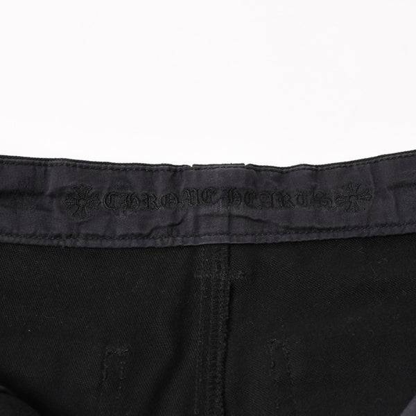 Like new CHROME HEARTS Carpenter Canvas Double Knee Pants Cross Ball CH Cross Logo Duck Canvas Double Knee Bottoms 30 Size Used 4a003308