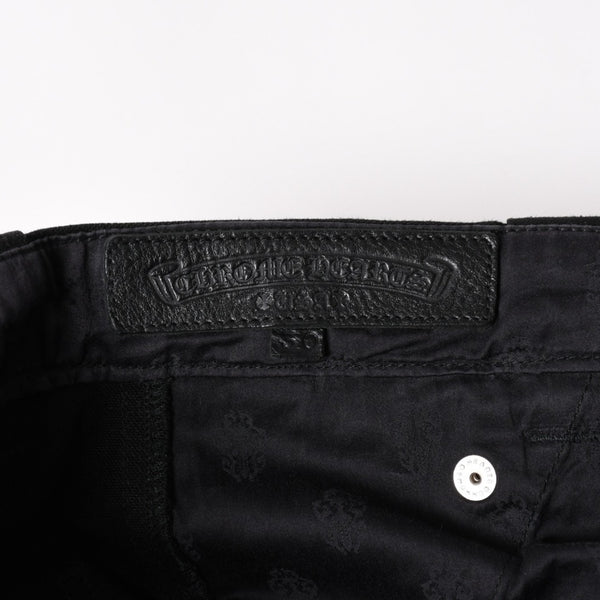Like new CHROME HEARTS Carpenter Canvas Double Knee Pants Cross Ball CH Cross Logo Duck Canvas Double Knee Bottoms 30 Size Used 4a003308