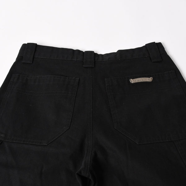Like new CHROME HEARTS Carpenter Canvas Double Knee Pants Cross Ball CH Cross Logo Duck Canvas Double Knee Bottoms 30 Size Used 4a003308