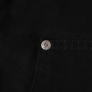 Like new CHROME HEARTS Carpenter Canvas Double Knee Pants Cross Ball CH Cross Logo Duck Canvas Double Knee Bottoms 30 Size Used 4a003308