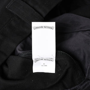 Like new CHROME HEARTS Carpenter Canvas Double Knee Pants Cross Ball CH Cross Logo Duck Canvas Double Knee Bottoms 30 Size Used 4a003308