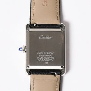 極美品 CARTIER カルティエ TANK MUST LM タンク マストLM 腕時計 重量約32.94g WSTA0041 ステンレススチール クォーツ 中古 4a003100