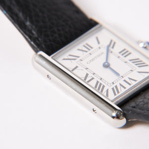 極美品 CARTIER カルティエ TANK MUST LM タンク マストLM 腕時計 重量約32.94g WSTA0041 ステンレススチール クォーツ 中古 4a003100