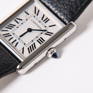 極美品 CARTIER カルティエ TANK MUST LM タンク マストLM 腕時計 重量約32.94g WSTA0041 ステンレススチール クォーツ 中古 4a003100
