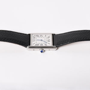 極美品 CARTIER カルティエ TANK MUST LM タンク マストLM 腕時計 重量約32.94g WSTA0041 ステンレススチール クォーツ 中古 4a003100