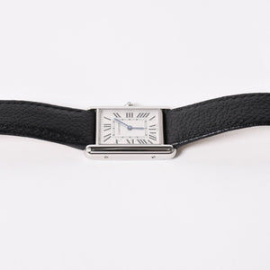 極美品 CARTIER カルティエ TANK MUST LM タンク マストLM 腕時計 重量約32.94g WSTA0041 ステンレススチール クォーツ 中古 4a003100