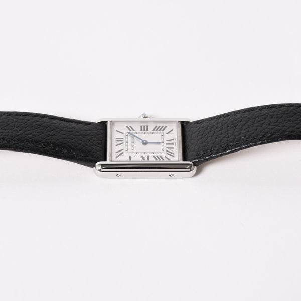 極美品 CARTIER カルティエ TANK MUST LM タンク マストLM 腕時計 重量約32.94g WSTA0041 ステンレススチール クォーツ 中古 4a003100