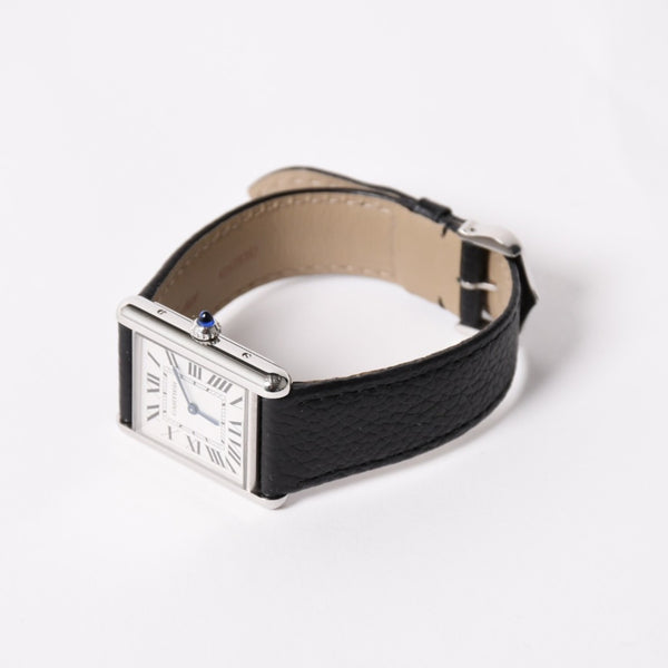 極美品 CARTIER カルティエ TANK MUST LM タンク マストLM 腕時計 重量約32.94g WSTA0041 ステンレススチール クォーツ 中古 4a003100