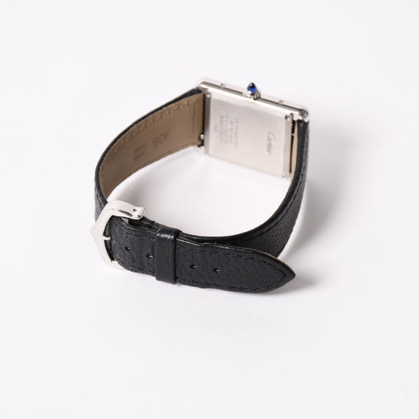 極美品 CARTIER カルティエ TANK MUST LM タンク マストLM 腕時計 重量約32.94g WSTA0041 ステンレススチール クォーツ 中古 4a003100