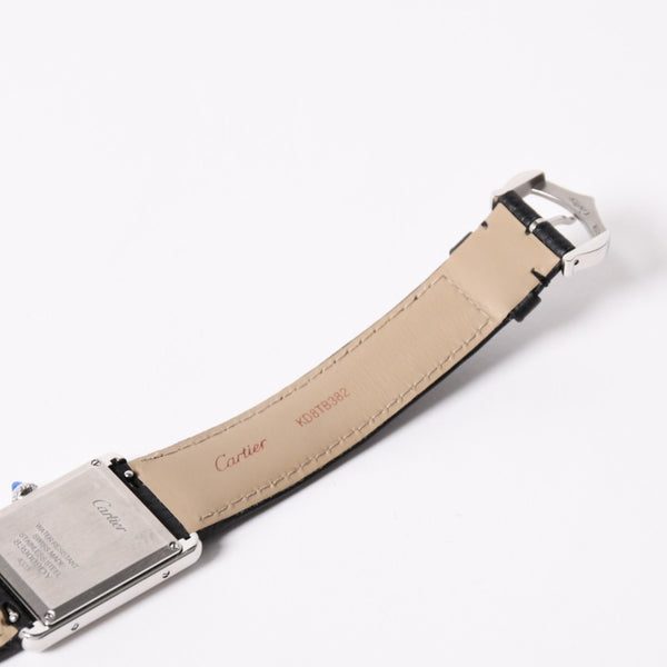 極美品 CARTIER カルティエ TANK MUST LM タンク マストLM 腕時計 重量約32.94g WSTA0041 ステンレススチール クォーツ 中古 4a003100