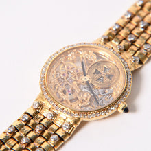 画像をギャラリービューアに読み込む, 極美品 VACHERON CONSTANTIN ヴァシュロンコンスタンタン パトリモニー スケルトン 腕時計 13508 手巻き ダイヤモンド K18YG 中古 4a003106
