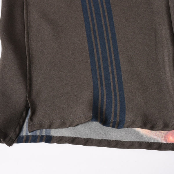 極美品 Yohji Yamamoto Pour Homme ヨウジヤマモト プールオム 02AW ピンナップガールシャツ サイズ3 ギャングスター期 中古 4a002607