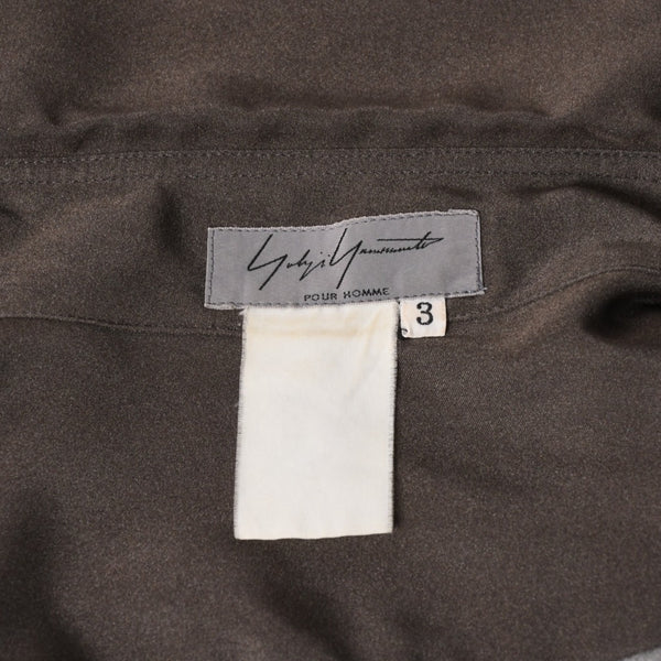 極美品 Yohji Yamamoto Pour Homme ヨウジヤマモト プールオム 02AW ピンナップガールシャツ サイズ3 ギャングスター期 中古 4a002607