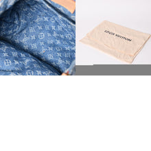 画像をギャラリービューアに読み込む, 極美品 LOUISVUITTON ルイヴィトン モノグラム デニム ヴェニス M46836 モノグラム デニム キャンバス ブルー ゴールド金具 中古 4a003108