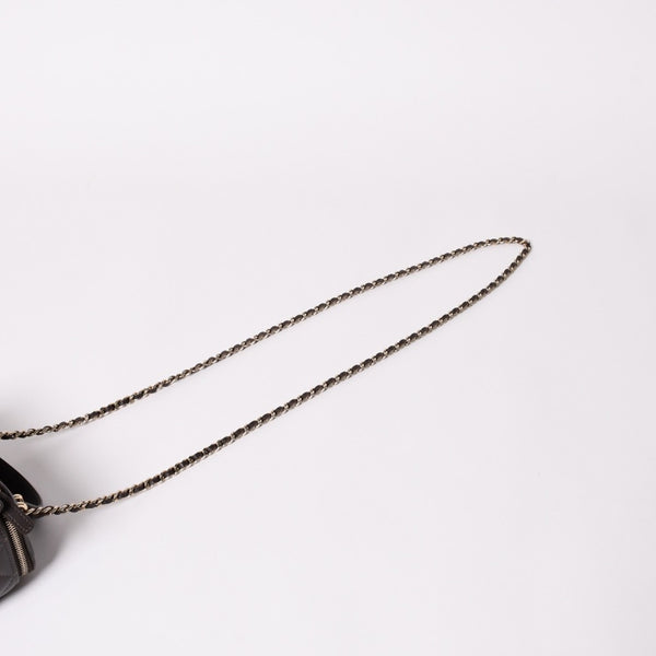 新品同様 CHANEL シャネル バニティ チェーンショルダーバッグ ランダム番台 ココマーク ラムスキン ブラウン ゴールド金具 中古 4a003091
