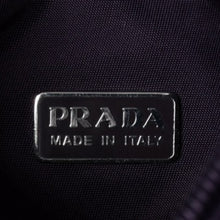画像をギャラリービューアに読み込む, 極美品 PRADA プラダ ホーボー ハンドバッグ MV515 トライアングルロゴ 三角ロゴプレート ナイロン パープル 中古 4a002853