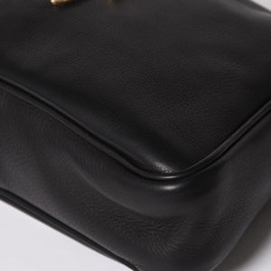新品未使用 CHROME HEARTS クロムハーツ レザー チキンナゲット ワンショルダーバッグ ブラック シルバー金具 中古 4a003117