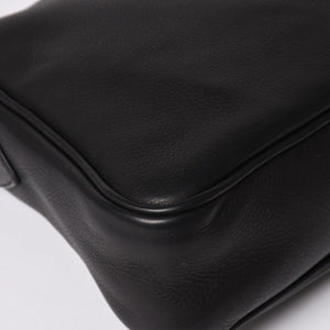 新品未使用 CHROME HEARTS クロムハーツ レザー チキンナゲット ワンショルダーバッグ ブラック シルバー金具 中古 4a003117