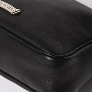 新品未使用 CHROME HEARTS クロムハーツ レザー チキンナゲット ワンショルダーバッグ ブラック シルバー金具 中古 4a003117