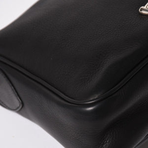 新品未使用 CHROME HEARTS クロムハーツ レザー チキンナゲット ワンショルダーバッグ ブラック シルバー金具 中古 4a003117