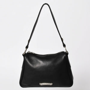 新品未使用 CHROME HEARTS クロムハーツ レザー チキンナゲット ワンショルダーバッグ ブラック シルバー金具 中古 4a003117