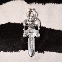 Load image into Gallery viewer, 新品同様 CHROME HEARTS クロムハーツ ポニーヘア チキンナゲット ワンショルダーバッグ ゼブラ ダガー ハラコ シルバー金具 中古 4a003119