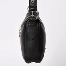 画像をギャラリービューアに読み込む, 新品未使用 CHROME HEARTS クロムハーツ レザー チキンナゲット ワンショルダーバッグ ブラック シルバー金具 中古 4a003117