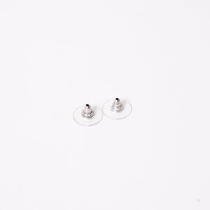 極美品 CHANEL シャネル ココマーク ピアス 重量約1.58g 06A刻印 ラインストーン メタル シルバー クリア 両耳用 中古 4a003135