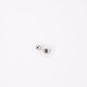 極美品 CHANEL シャネル ココマーク ピアス 重量約1.58g 06A刻印 ラインストーン メタル シルバー クリア 両耳用 中古 4a003135