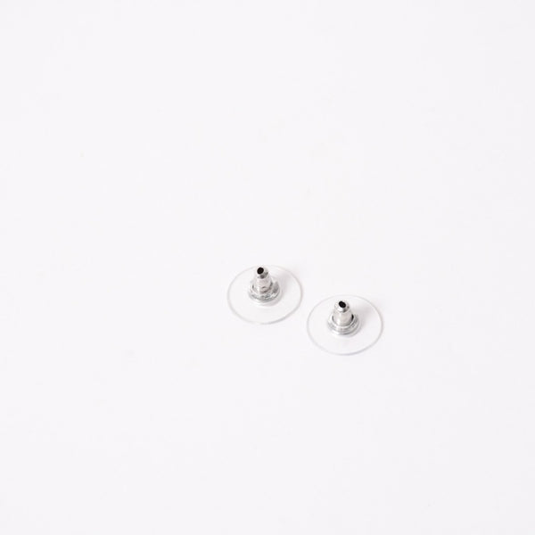 Very Good Condition CHANEL Coco Mark Drop Earrings Accessories Weight Approximately 13.20g 09P Stamp Matelasse Silver Binaural Used 4a003130